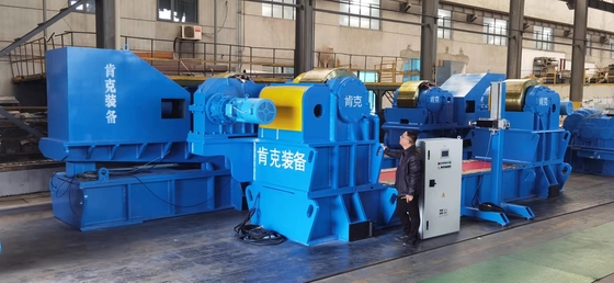 ตัวหมุนท่อ 1600t สำหรับการเชื่อมถังหมุนลูกกลิ้ง Bolt Fixed Type CE ISO9000