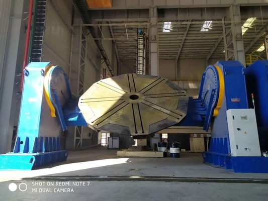 50t Pipe Industrial Welding Positioner Turntable ผู้ผลิตคู่มือ