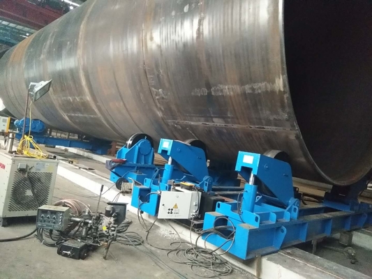 เครื่องเชื่อมตำแหน่งโรเตอร์ 60 ตัน Wind Tower Fit Up Rotators กระบอกไฮดรอลิก Jacking
