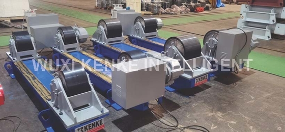 เครื่องโรยตัวเชื่อมแบบธรรมดา 40 ตัน PU Roller Welding Tank Bolt Fixed Type
