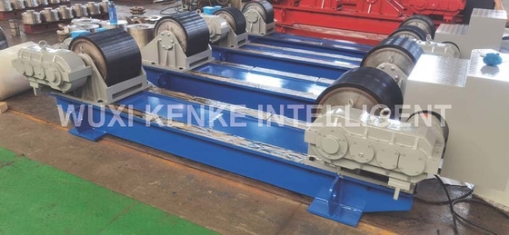 เครื่องโรยตัวเชื่อมแบบธรรมดา 40 ตัน PU Roller Welding Tank Bolt Fixed Type