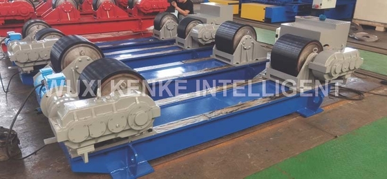 เครื่องโรยตัวเชื่อมแบบธรรมดา 40 ตัน PU Roller Welding Tank Bolt Fixed Type