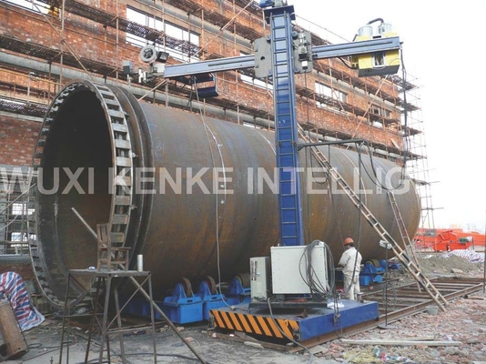เครื่องเชื่อมแนวท่อบูมคอลัมน์เครื่องเชื่อมตะเข็บอัตโนมัติ 150kg Load